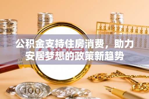 石龙公积金支持住房消费，助力安居梦想的政策新趋势