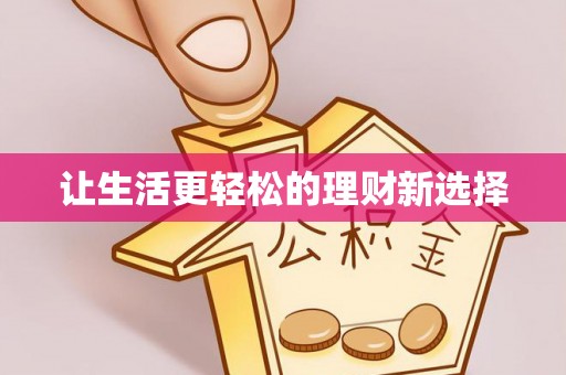 石龙让生活更轻松的理财新选择