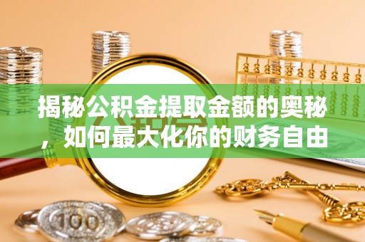 石龙揭秘公积金提取金额的奥秘，如何最大化你的财务自由