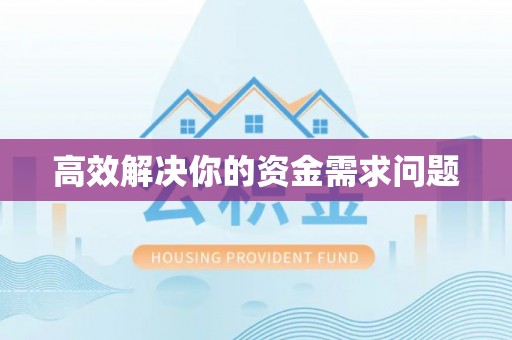 石龙高效解决你的资金需求问题