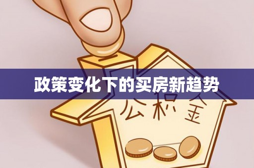 石龙政策变化下的买房新趋势