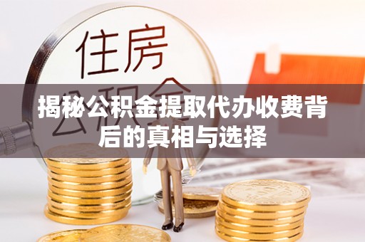 石龙揭秘公积金提取代办收费背后的真相与选择