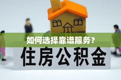 石龙如何选择靠谱服务？