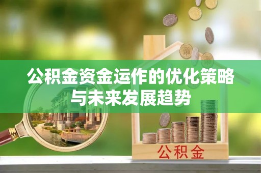 石龙公积金资金运作的优化策略与未来发展趋势