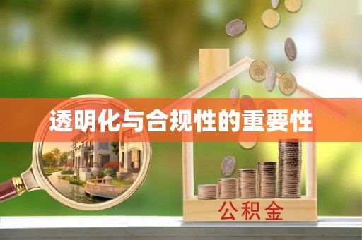 石龙透明化与合规性的重要性