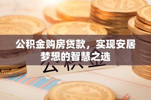 石龙公积金购房贷款，实现安居梦想的智慧之选