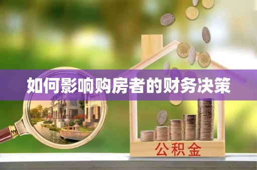 石龙如何影响购房者的财务决策