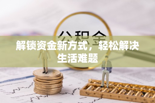 石龙解锁资金新方式，轻松解决生活难题