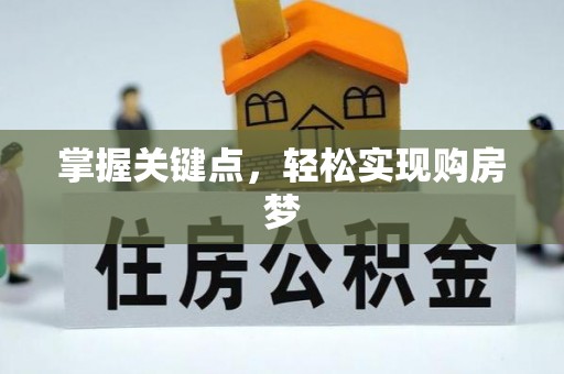 石龙掌握关键点，轻松实现购房梦