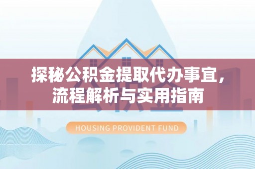 石龙探秘公积金提取代办事宜，流程解析与实用指南