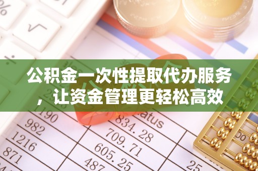 石龙公积金一次性提取代办服务，让资金管理更轻松高效