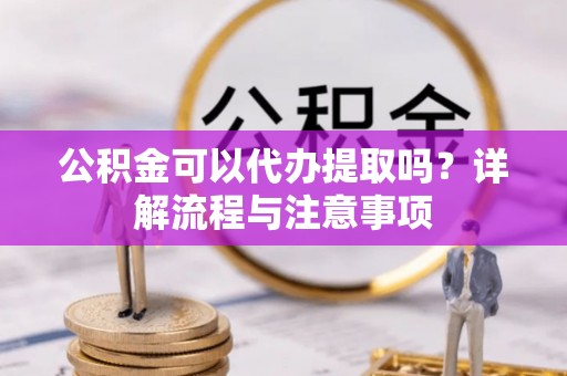 石龙公积金可以代办提取吗？详解流程与注意事项