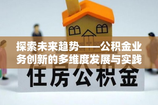 石龙探索未来趋势——公积金业务创新的多维度发展与实践