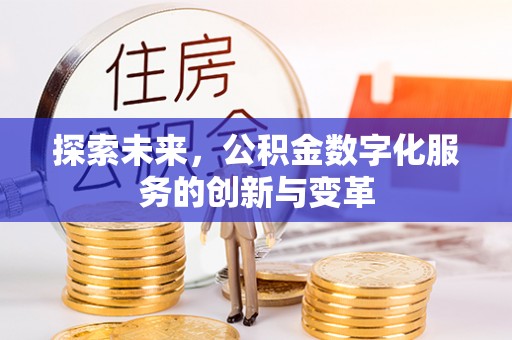 石龙探索未来，公积金数字化服务的创新与变革