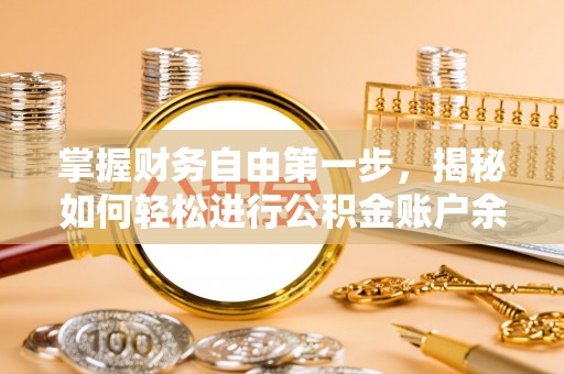 石龙掌握财务自由第一步，揭秘如何轻松进行公积金账户余额查询