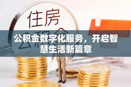 石龙公积金数字化服务，开启智慧生活新篇章