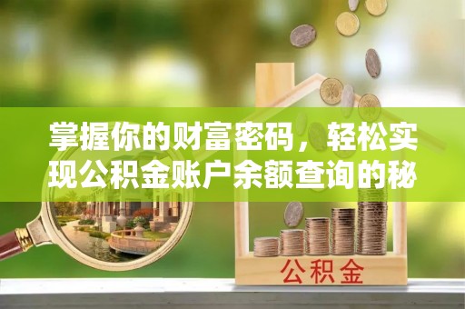 石龙掌握你的财富密码，轻松实现公积金账户余额查询的秘诀