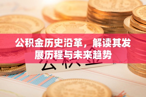 石龙公积金历史沿革，解读其发展历程与未来趋势