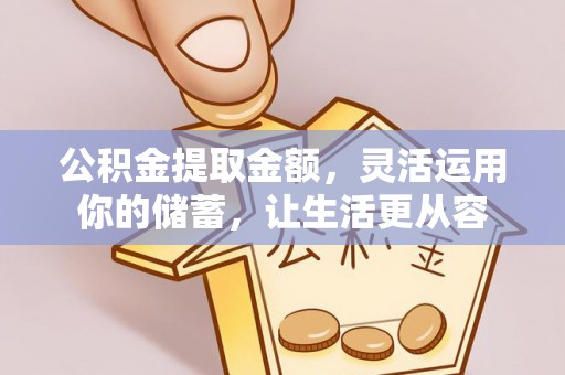 石龙公积金提取金额，灵活运用你的储蓄，让生活更从容