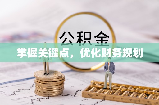 石龙掌握关键点，优化财务规划