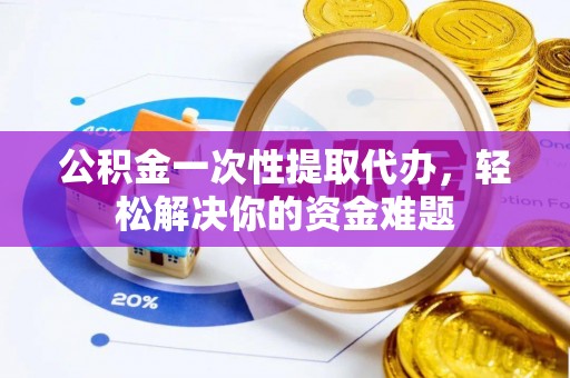 石龙公积金一次性提取代办，轻松解决你的资金难题