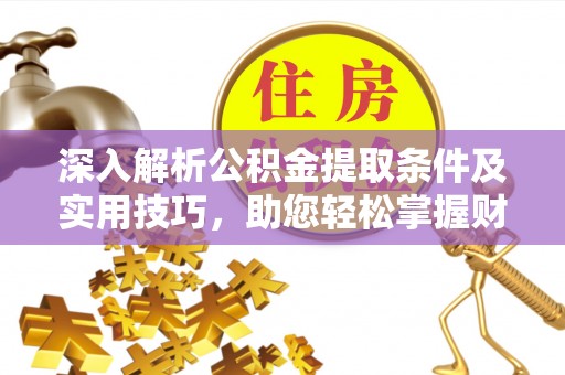 石龙深入解析公积金提取条件及实用技巧，助您轻松掌握财富管理