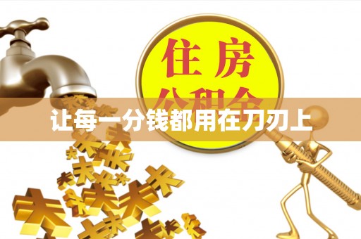 石龙让每一分钱都用在刀刃上