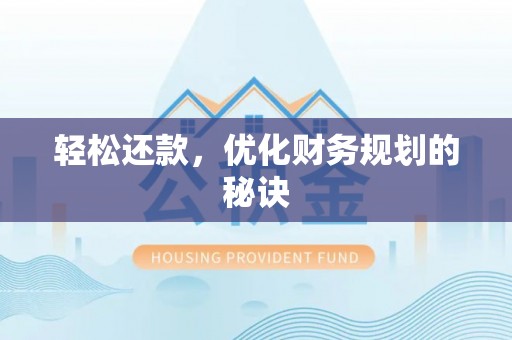 石龙轻松还款，优化财务规划的秘诀