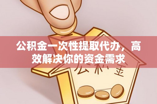 石龙公积金一次性提取代办，高效解决你的资金需求